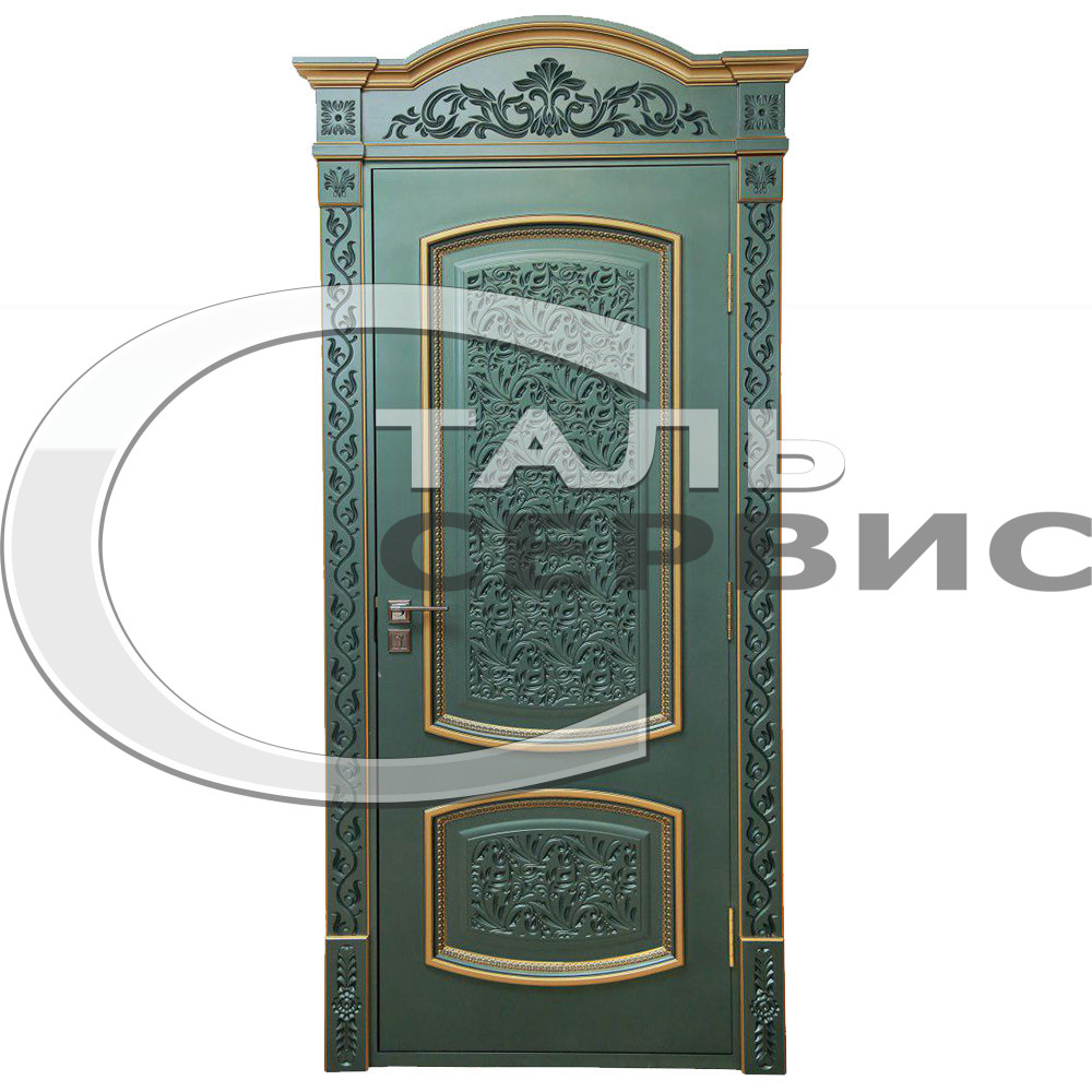 Входная элитная металлическая дверь с резьбой - SD1820 Входная элитная металлическая дверь с резьбой - SD1820