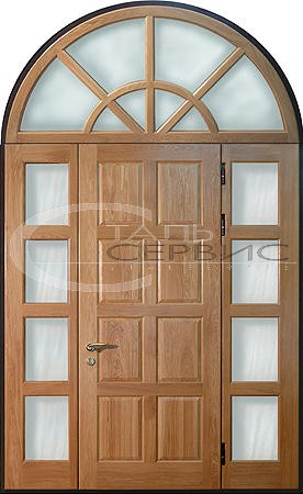Металлическая арочная дверь SD545 - МДФ Металлическая арочная дверь SD545 - МДФ