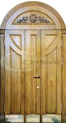 Двустворчатая арочная дверь SD549 - массив дуба Двустворчатая арочная дверь SD549 - массив дуба